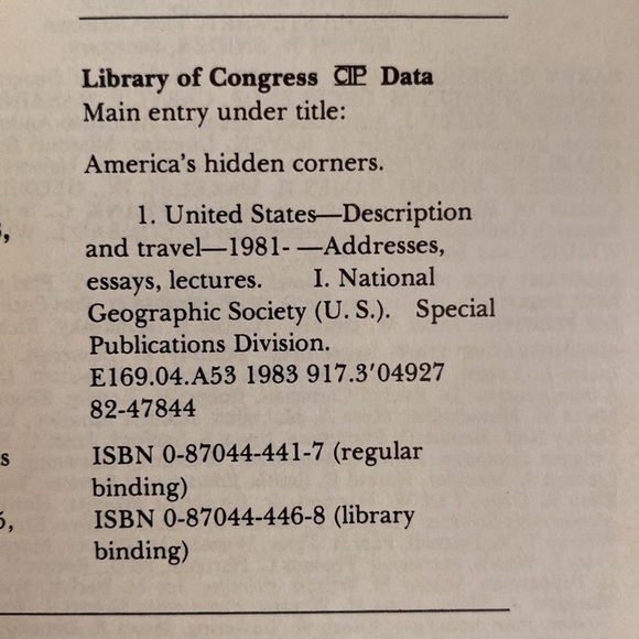 SEND OFFERS Antique National Geographic Hardcover, circa 1983 “Hidden Corners” - Picture 14 of 16